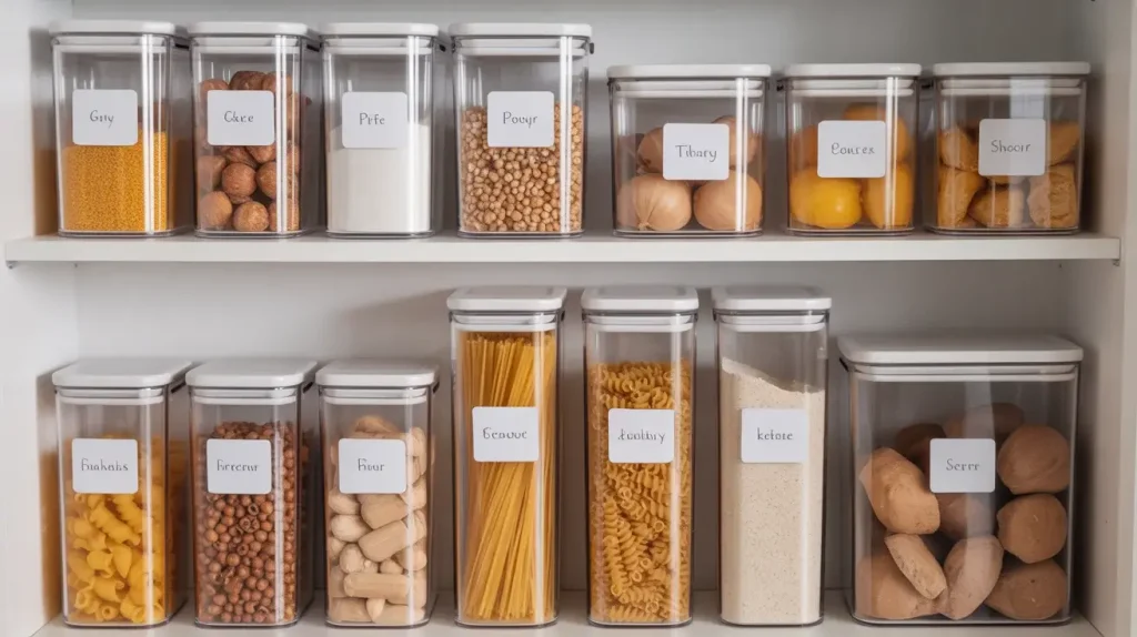 Use Clear Containers for Visibility