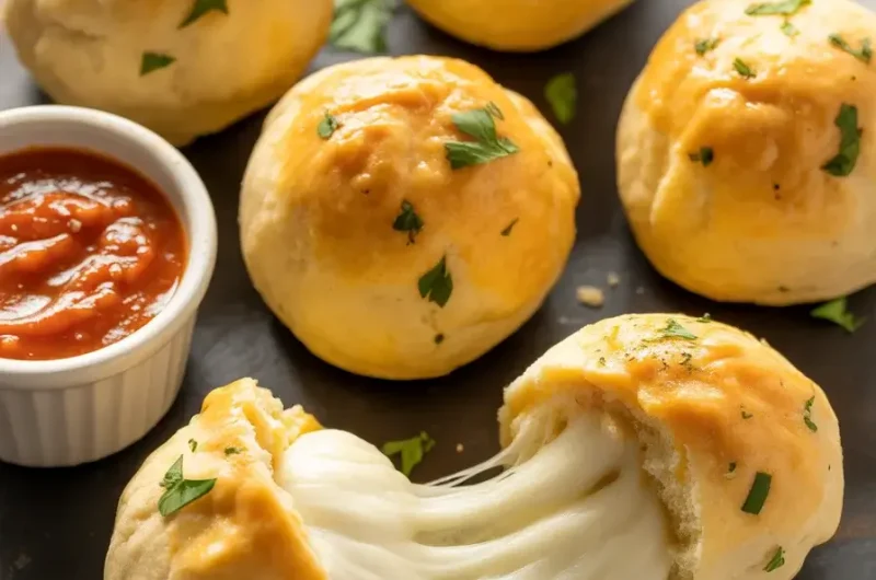 Gooey Mozzarella Biscuit Bombs