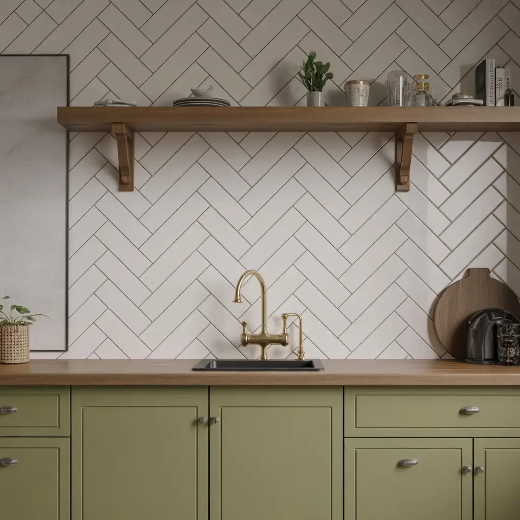 Backsplash Ideas for Olive Green Kitchens