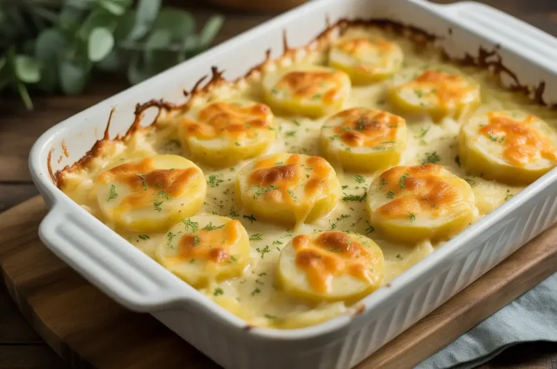 Cheesy Scalloped Potatoes Recipe