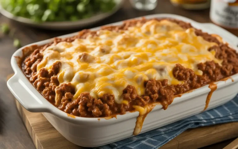 Cheesy Sloppy Joe Bake