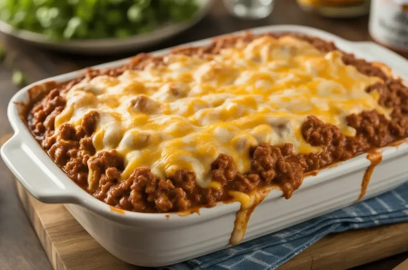 Cheesy Sloppy Joe Bake