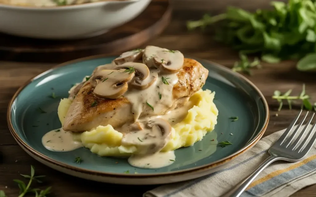 How to Make Creamy Mushroom Chicken