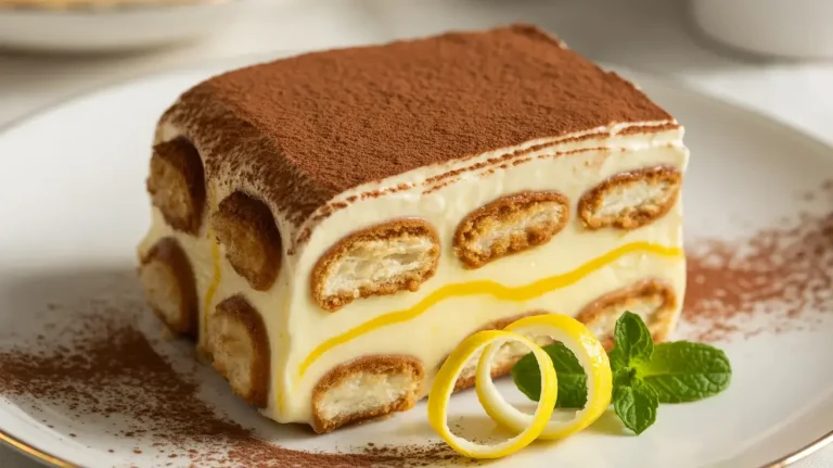 Easy Limoncello Tiramisu