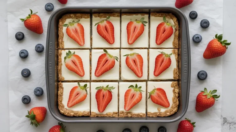 Fruity Cheesecake Oat Bars