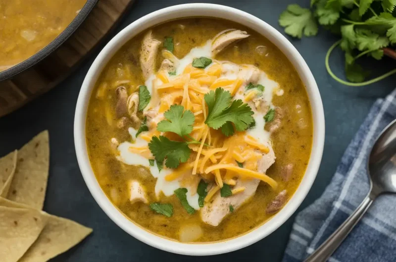 Green Enchiladas Chicken Soup – Spicy Comfort Soup