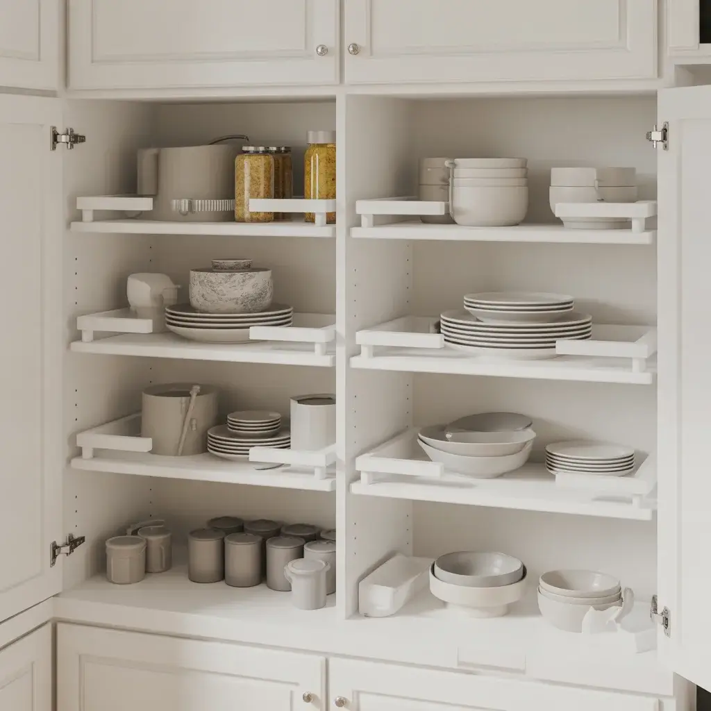 Maximize Vertical Space with Shelf Risers and Stackable Solutions