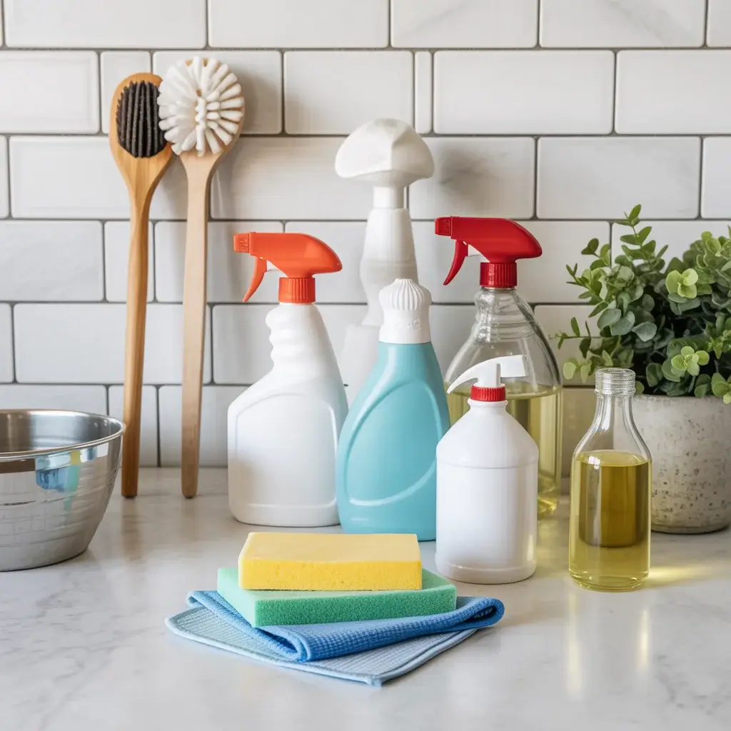 Essential Cleaning Supplies for a Spotless Kitchen