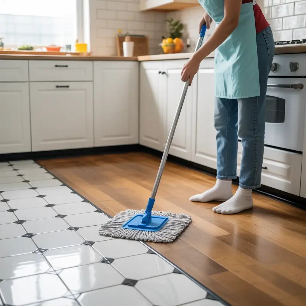 Maintaining Clean Kitchen Floors and Baseboards