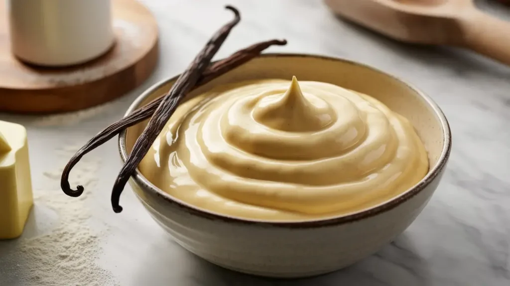 Preparing the Vanilla Cream