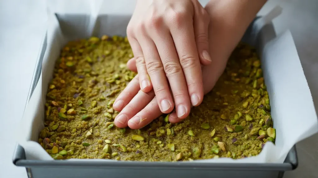How to Make the Pistachio Crust