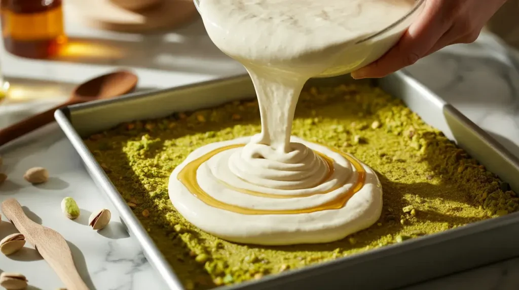 Making the Honey Ricotta Filling