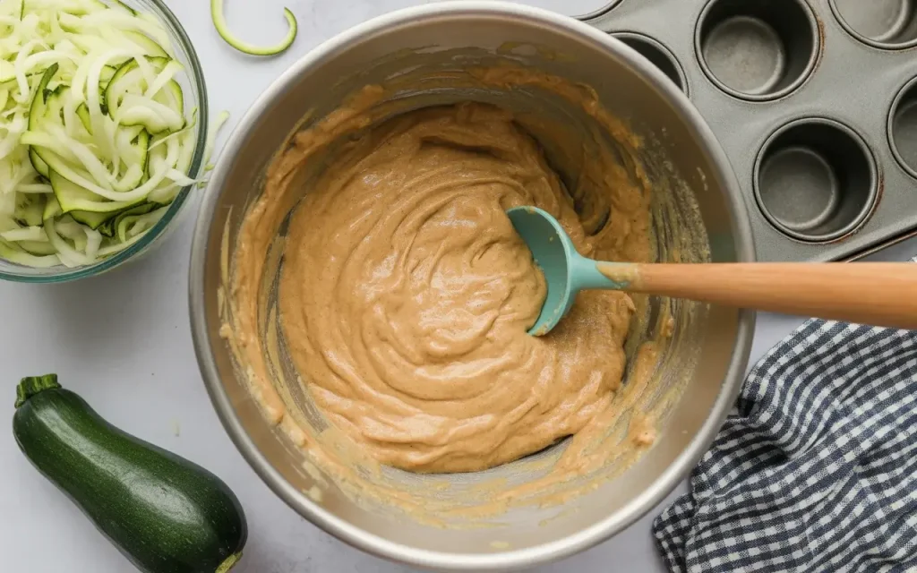 How to Make Peanut Butter Zucchini Muffins