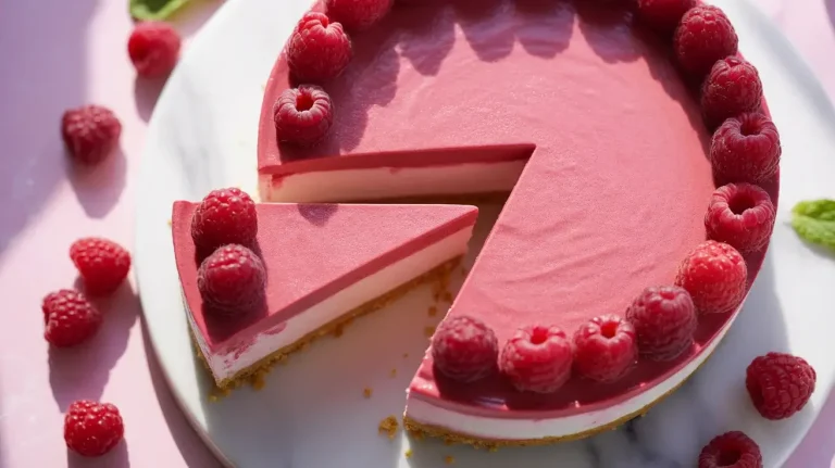Pink Velvet Raspberry Cheesecake