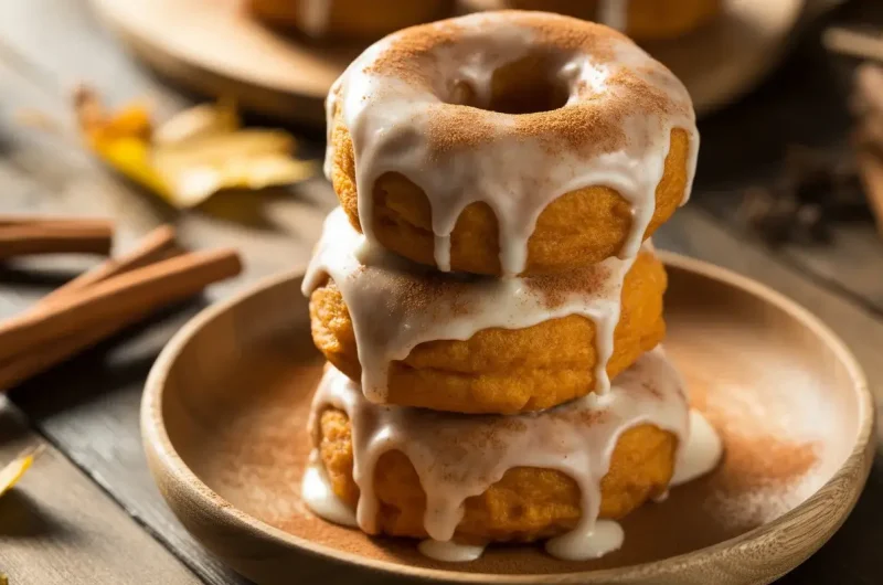Pumpkin Yogurt Donuts