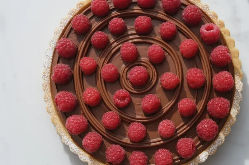 Raspberry Nutella Tart Recipe