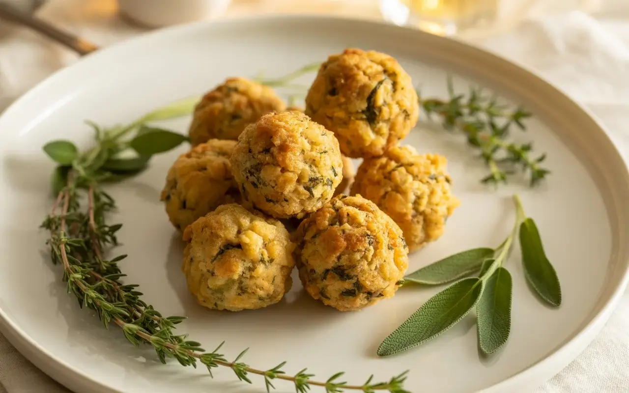 Savory Holiday Stuffing Balls