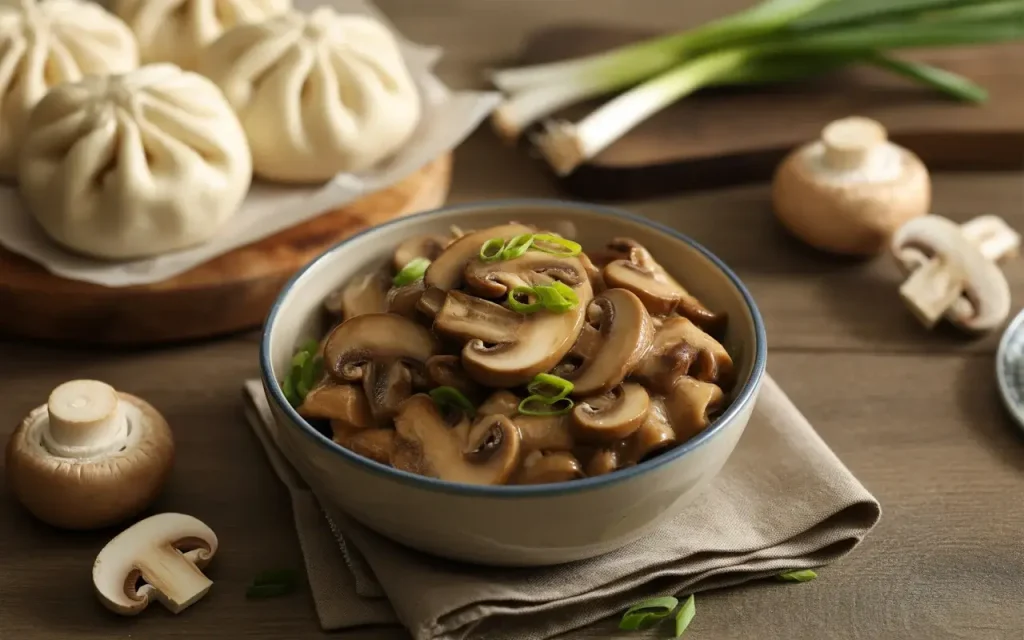 Making the Mushroom Filling