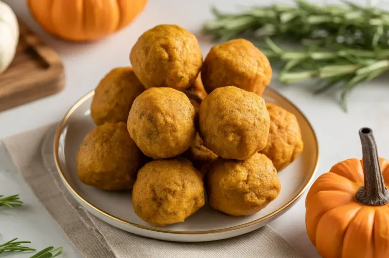 Savory Pumpkin Spice Donut Holes