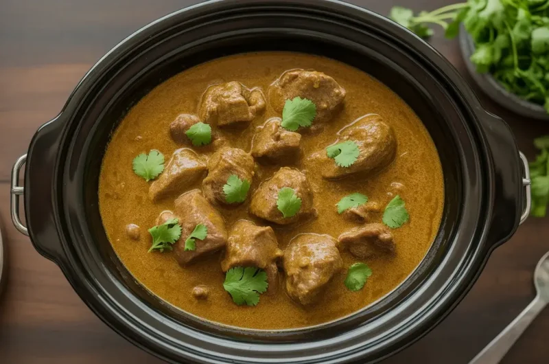 Slow Cooked Beef Curry in Coconut Milk