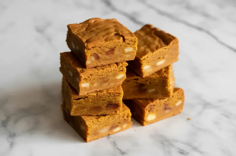 Spiced Pumpkin Blondies