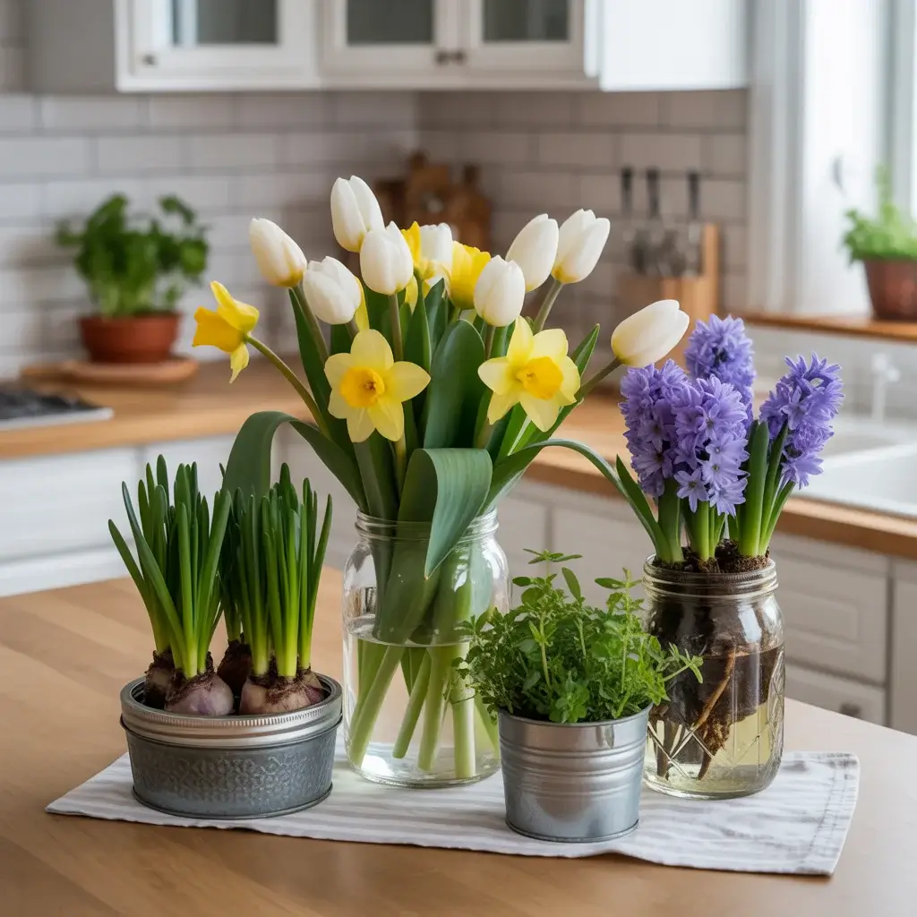 Add Fresh Flowers and Greenery