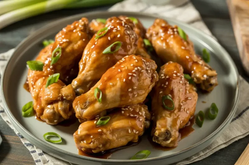 Sticky Pineapple Glazed Chicken Wings Recipe