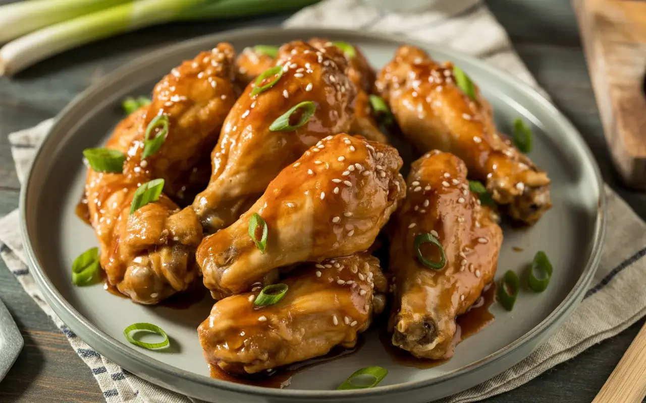 Sticky Pineapple Glazed Chicken Wings Recipe