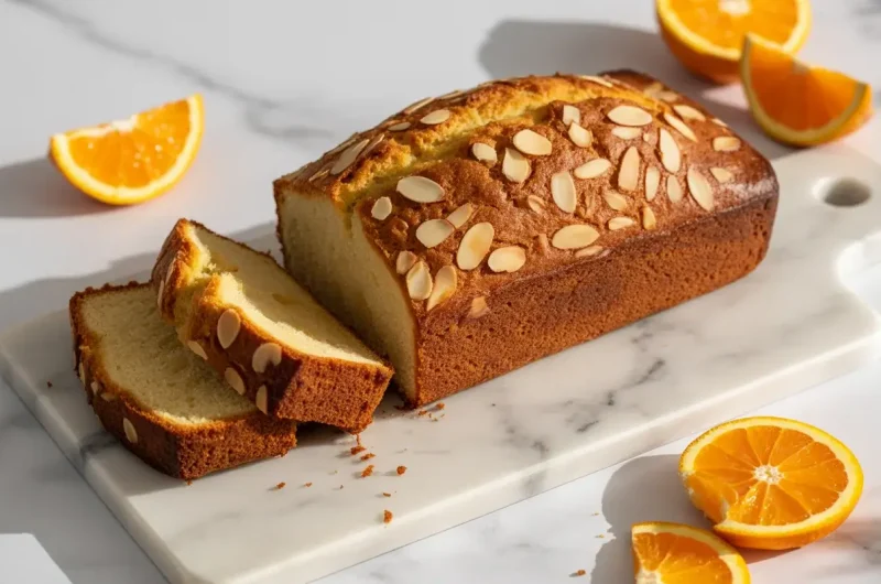 Sun-Drenched Orange Almond Loaf