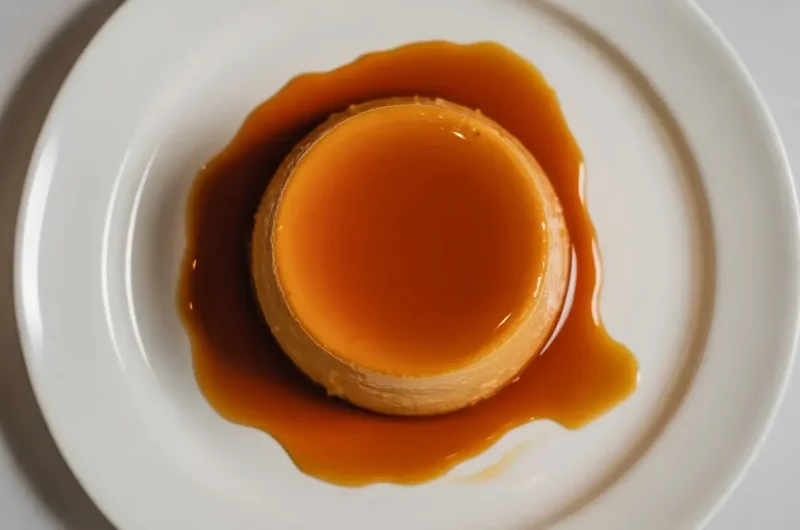 Sunset Coconut Orange Flan