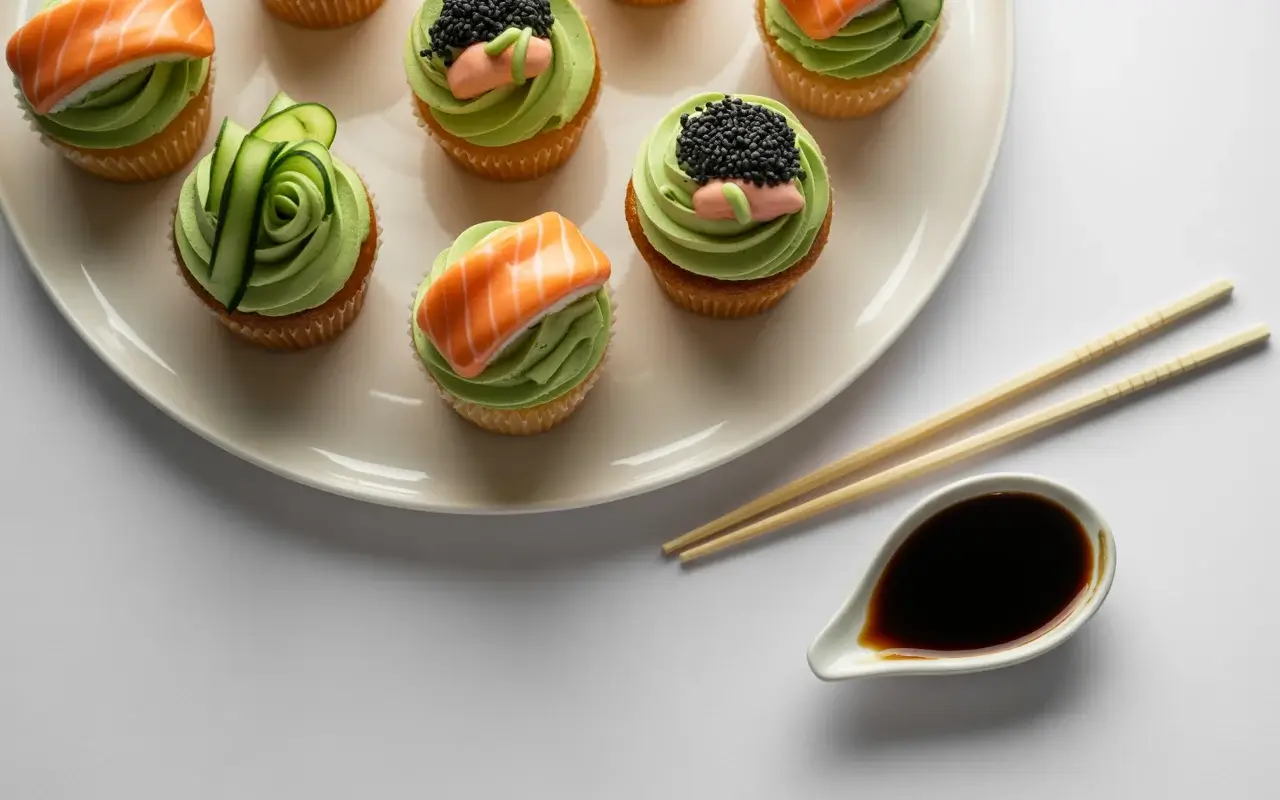 Sushi Cupcakes Recipe