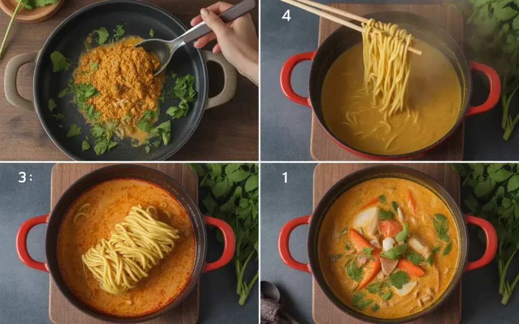 How to Make Thai Red Curry Noodle Soup