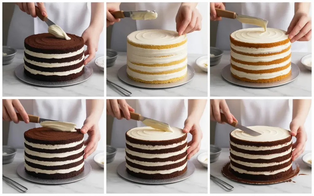 How to Make Tuxedo Layer Cake