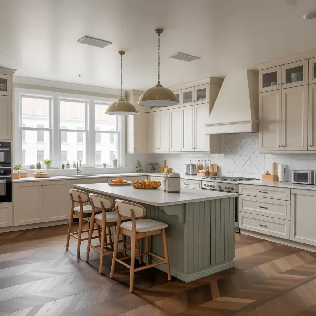 U-Shaped Kitchen Ideas with Island or Peninsula