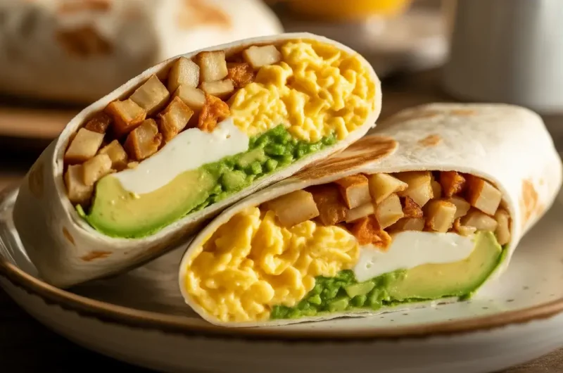 Upgraded Breakfast Burrito – Fresh and Flavorful Morning Meal