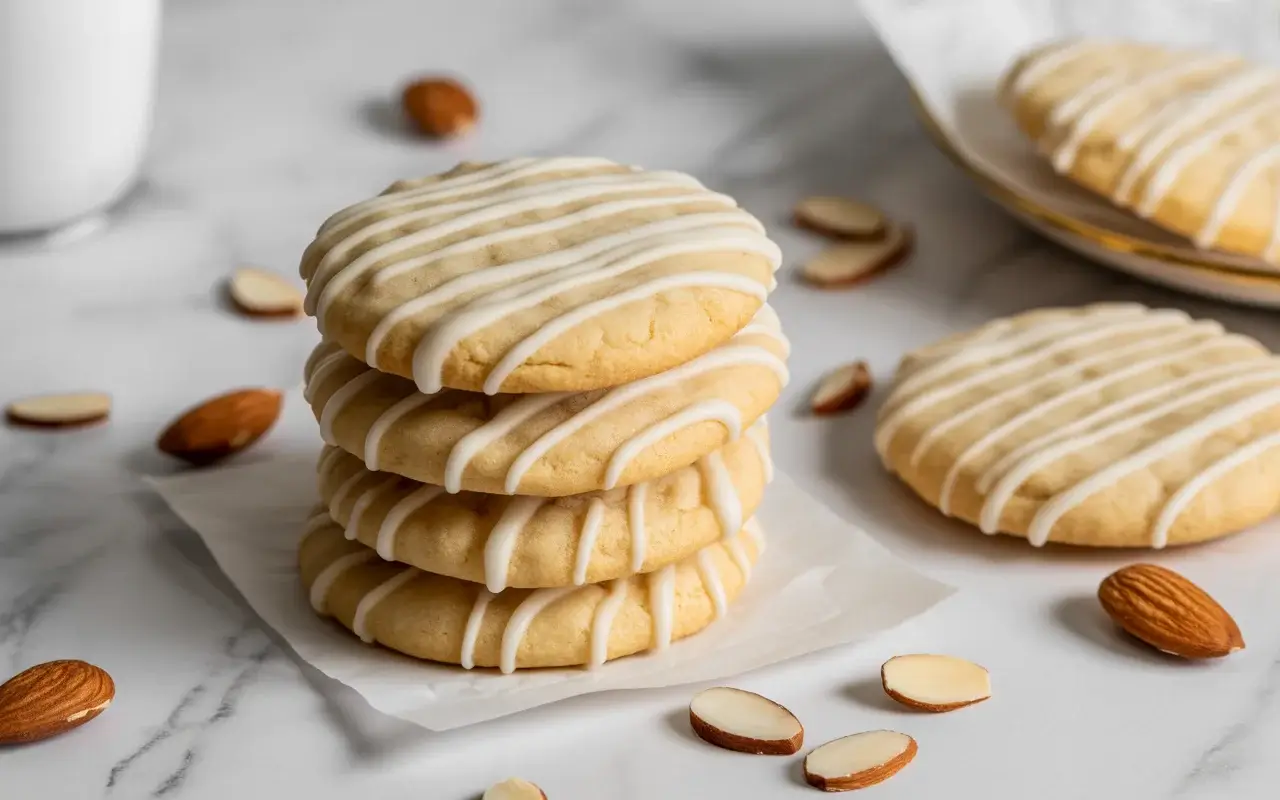 Almond Glazed Holiday Cookies
