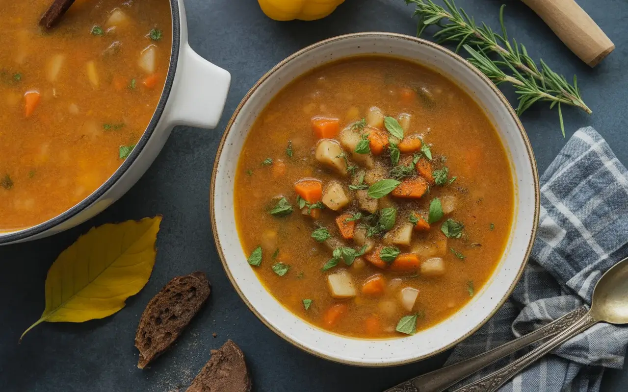 Autumn Harvest Veggie Soup