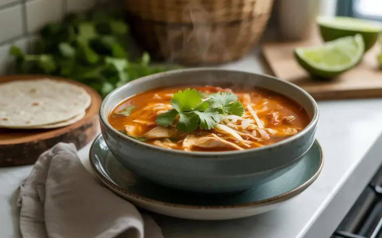 Autumn Spice Chicken Enchilada Soup Recipe