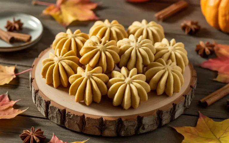 Autumn Spice Spritz Cookies