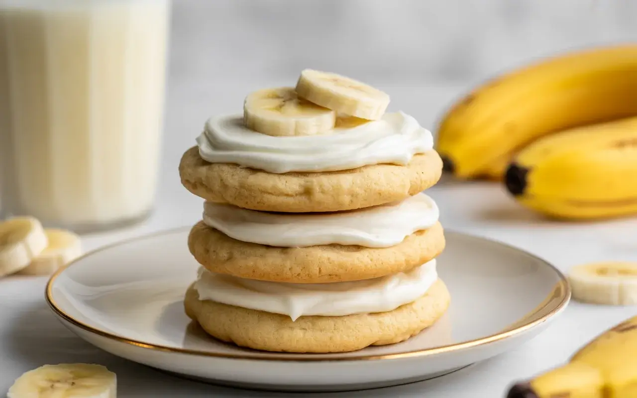 Banana Cream Pie Cookies