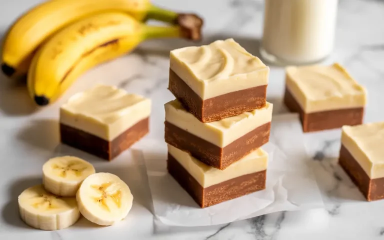 Banana Fudge Squares