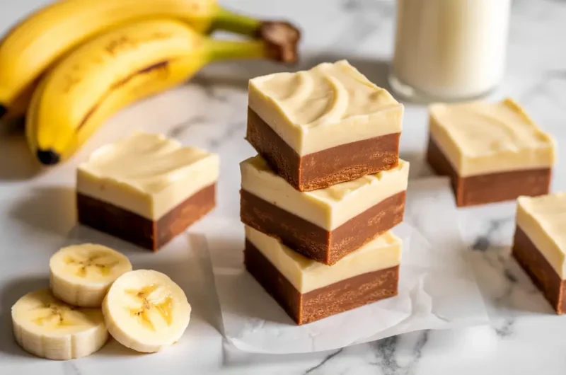 Banana Fudge Squares