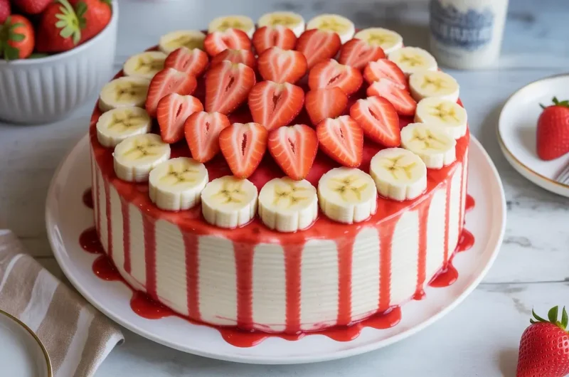 Banana Split Cake Recipe – No-Bake Dessert Everyone Loves