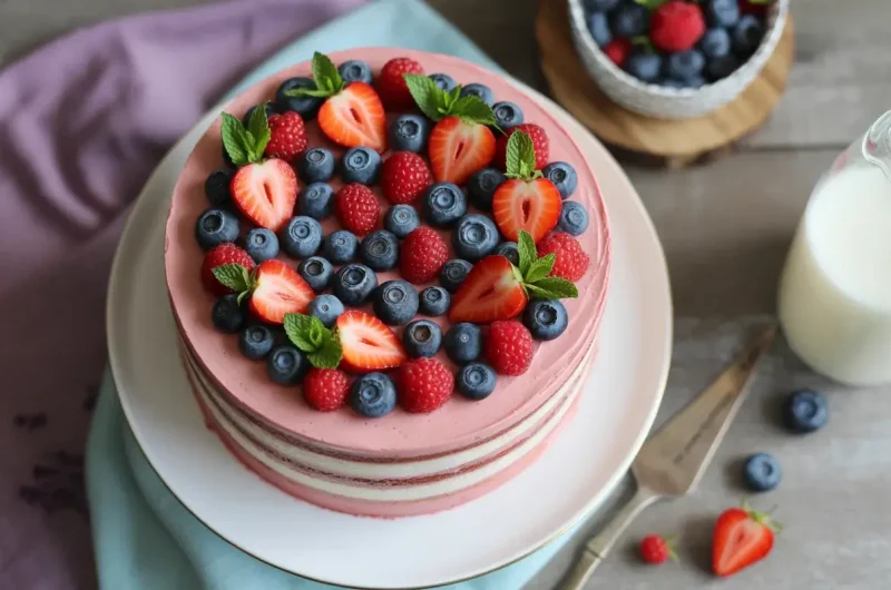 Berry Mascarpone Dream Cake