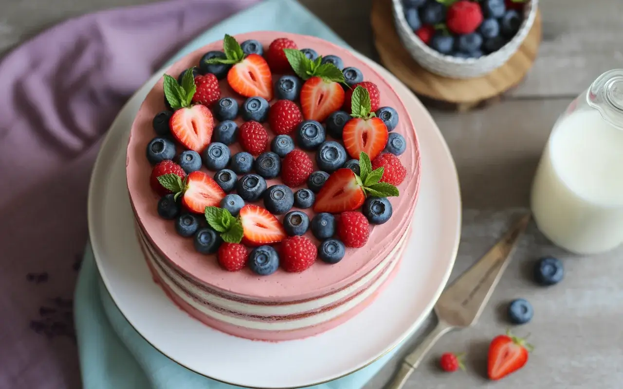 Berry Mascarpone Dream Cake