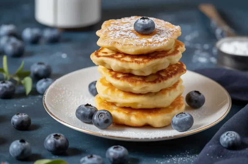 Blueberry Cardamom Fritters