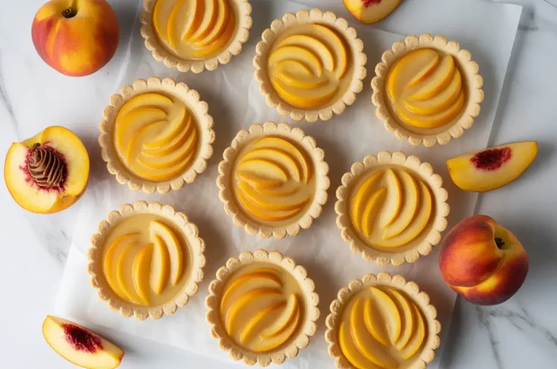 Brown Butter Peach Tarts