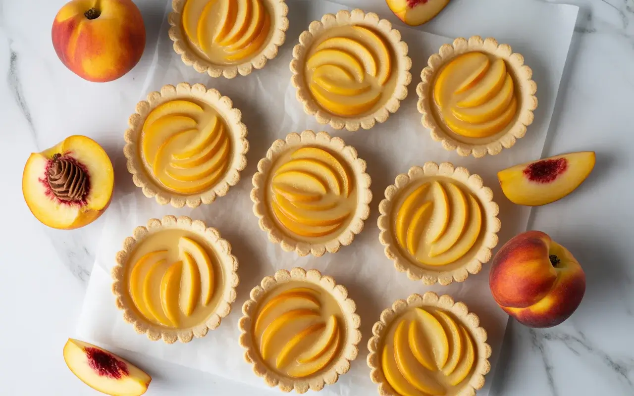 Brown Butter Peach Tarts