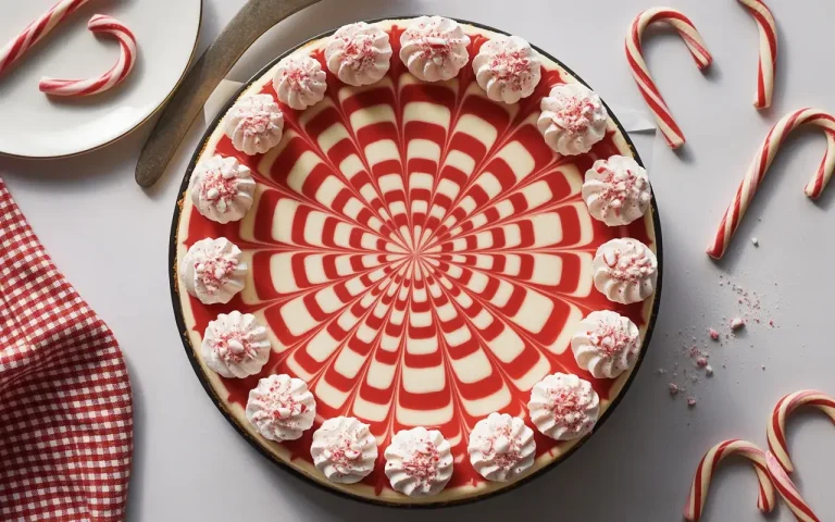 Candy Cane Cheesecake