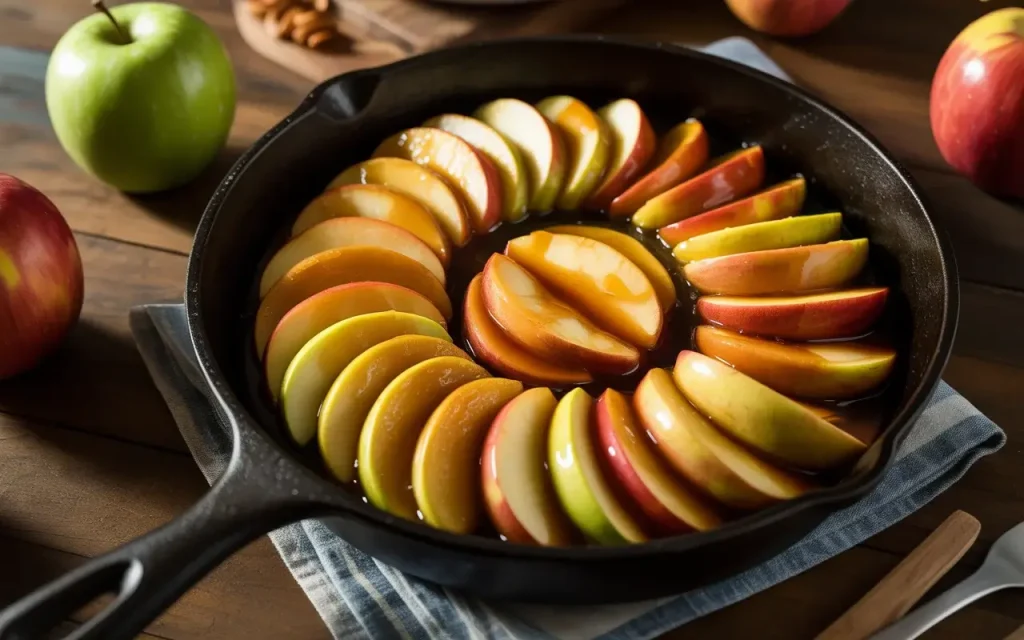 Caramelizing the Apples